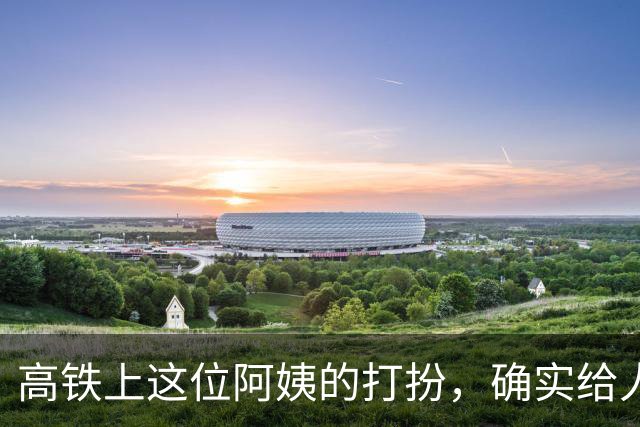 高铁上这位阿姨的打扮，确实给人一种眼前一亮的感觉